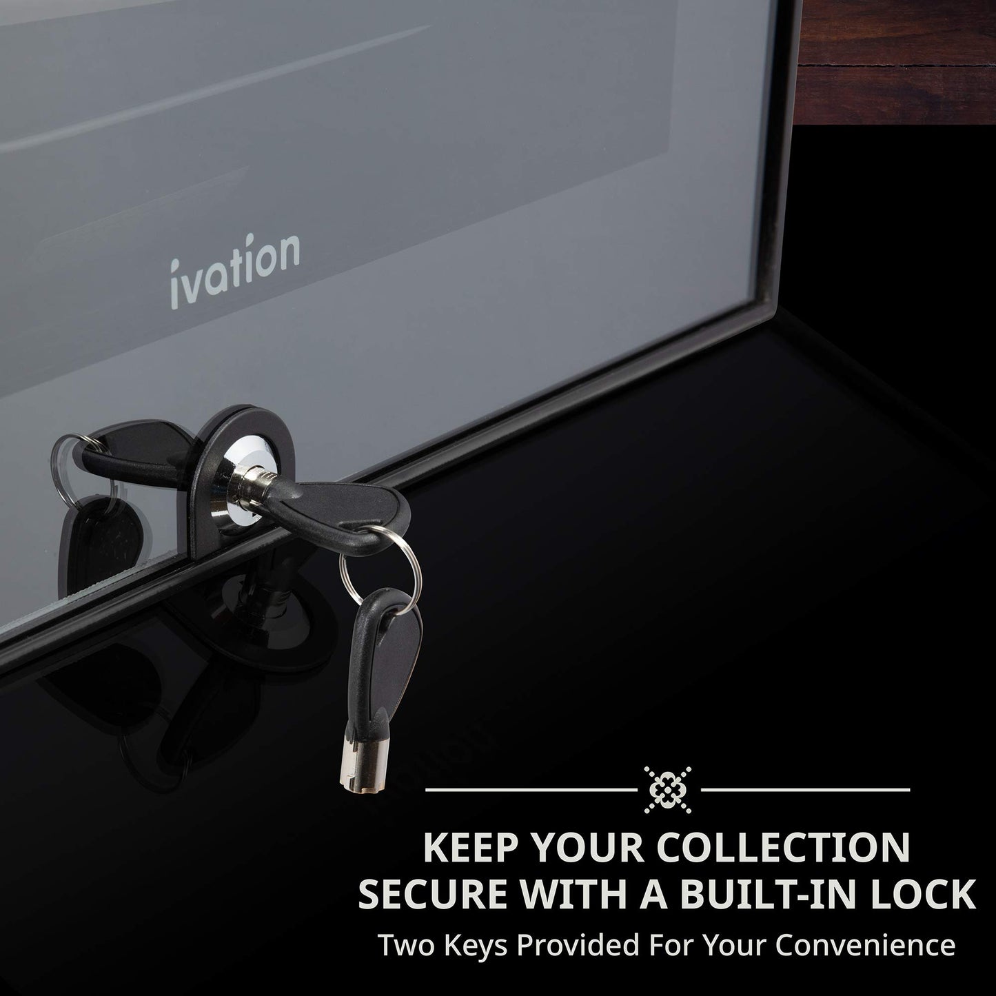 Ivation 18 Bottle Wine Refrigerator with Lock