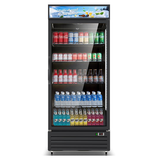 Velieta Drink Fridge Merchandiser – Black